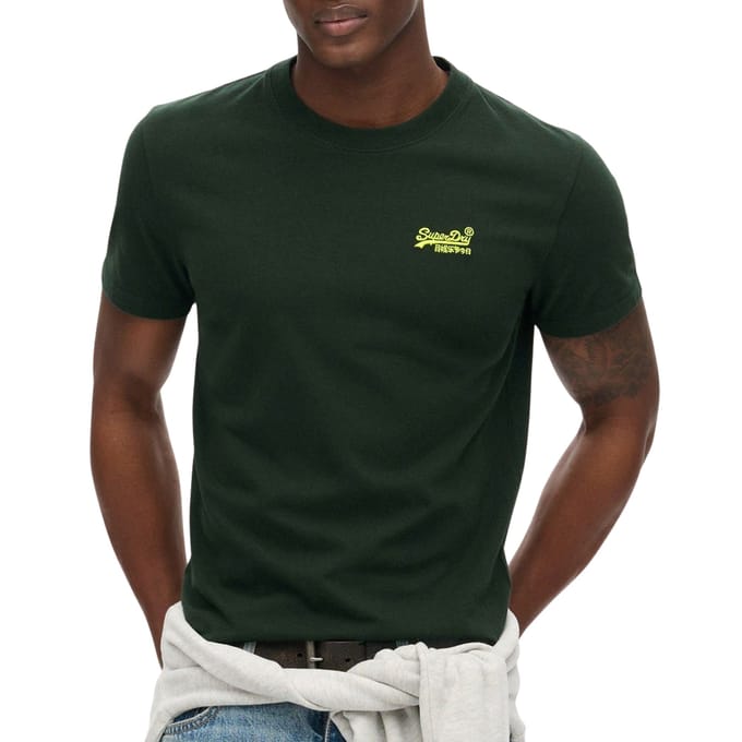 T-shirt van biologisch katoen Superdry Essential Logo