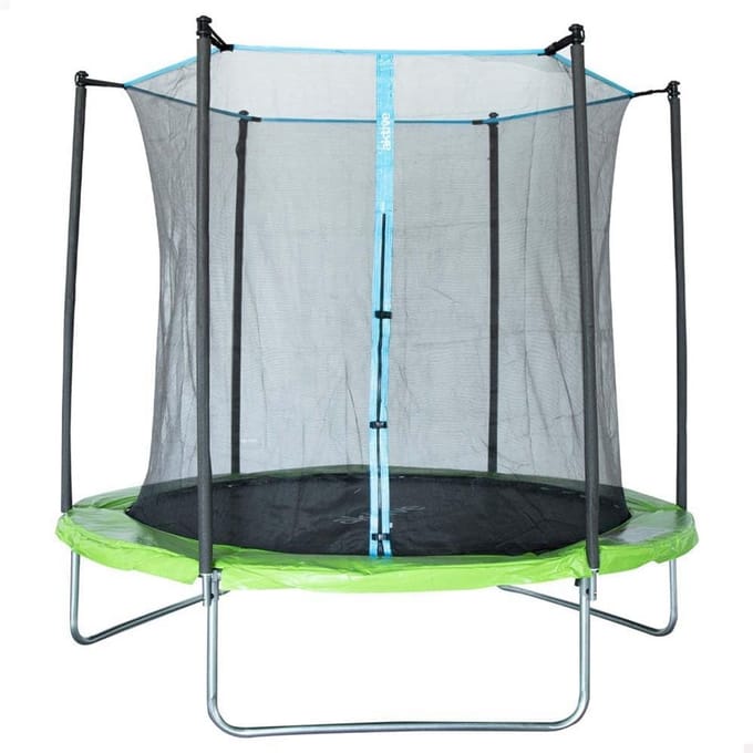 Grote Kindertrampoline Ø 305 cm met Veiligheidsnet en Beschermrand - Max. 120 kg