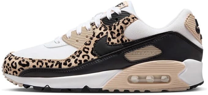 Nike Air Max 90 Leopard Sanddrift Black (W) - Maat 36
