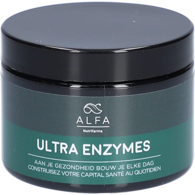 Nutrifarma Alfa Ultra Enzymes Voedingssupplement Spijsvertering 120 Vcaps