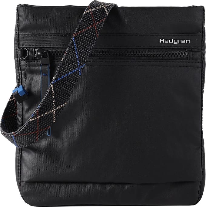 Hedgren Schoudertas Inner City Leonce Small Vertical Crossover RFID Creased Black Zwart