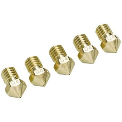 UltiMaker UltiMaker Nozzle Pack 0,4 mm Geschikt voor: Ultimaker 2+, Ultimaker 2 Extended+ UM2+ Nozzle Pack 5x0.40mm 9525