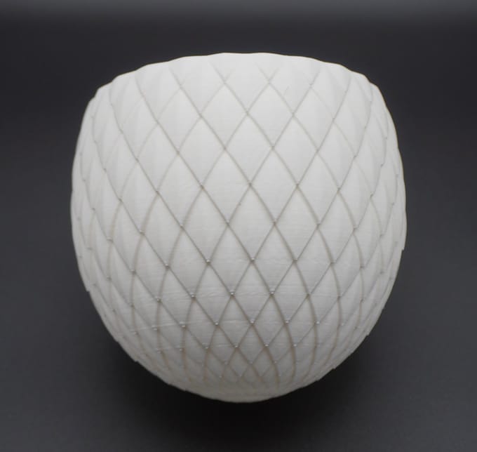 4one6 industries - De Draak Egg Muur Plantenpot - Bloempot - Voor Kamerplanten - Wit