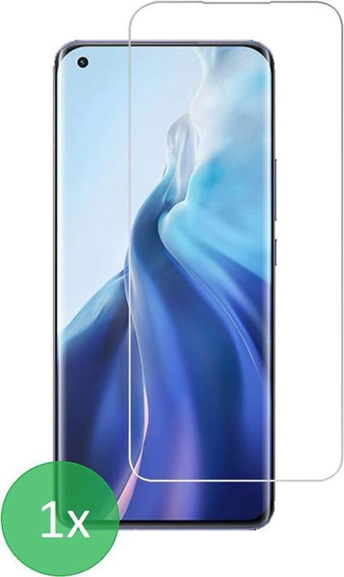 Geschikt Voor: Xiaomi Mi 11 - 1x Screenprotector - screen protector - glas - bescherm - beschermglas