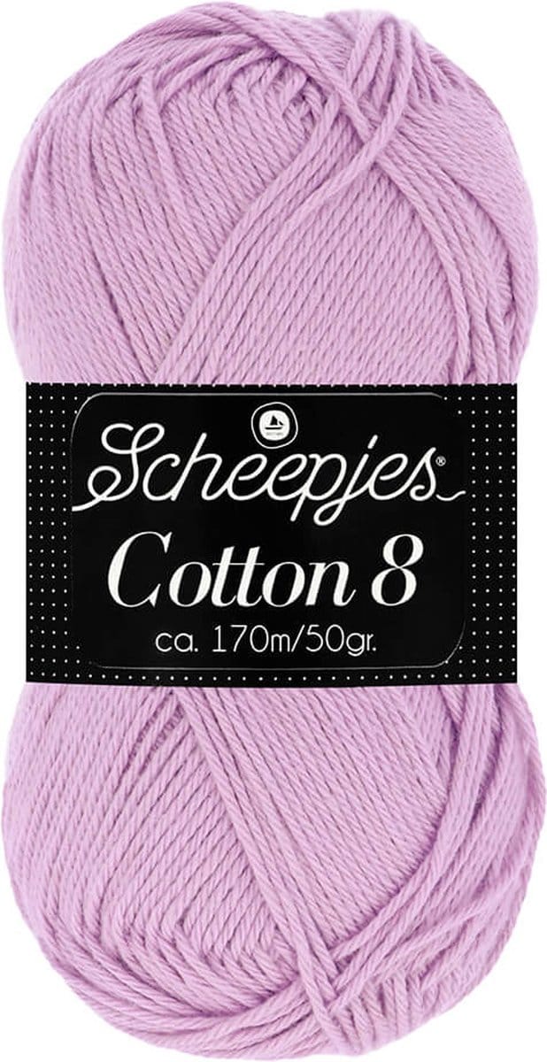 Scheepjes Cotton 8 50g - 529 Paars
