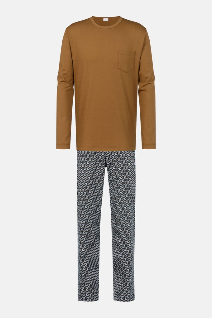 Pyjama Serie Hexagon Cognac
