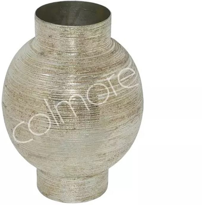 Colmore by Diga-vaas-Katoengoud L-Metaal-24x24x32cm
