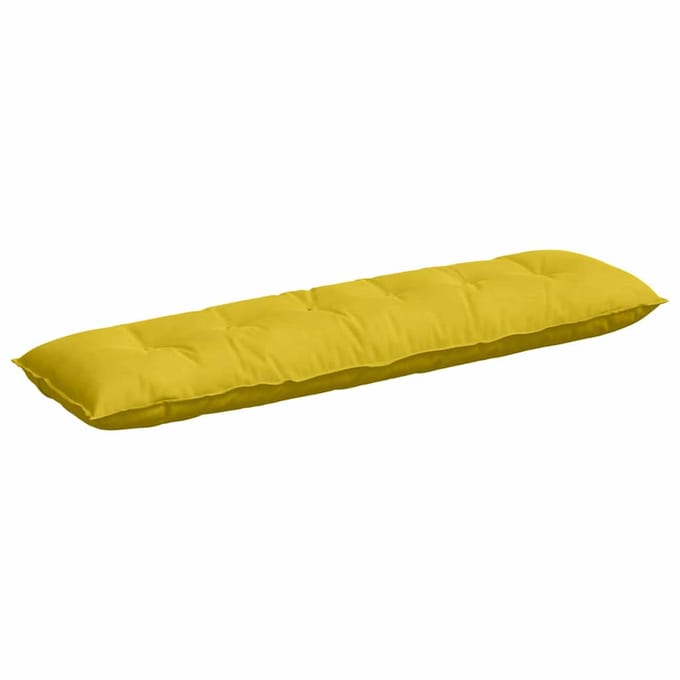 vidaXL - Rugkussen - Geel - 180 - x - 50 - x - 19 - cm - Corduroy - stof