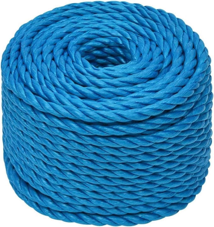 Sterk Werktouw 16mm Dikte Polypropeen Blauw 50 Meter