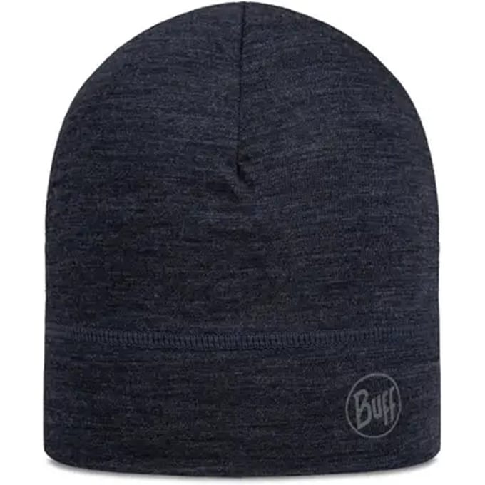 BUFF® Merino Lightweight Beanie SOLID NIGHT BLUE - Muts