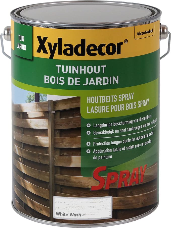 Xyladecor - Tuinhoutbeits Spray - White Wash - 5 L