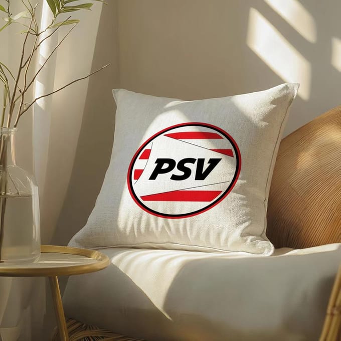 Psve-Eindhoven Kussensloop Kussensloop, Dubbelzijdig Bedrukt, Bankkussen, Slaapkamer Hoofdeinde Short plush 40*40(CM)-1Pcs