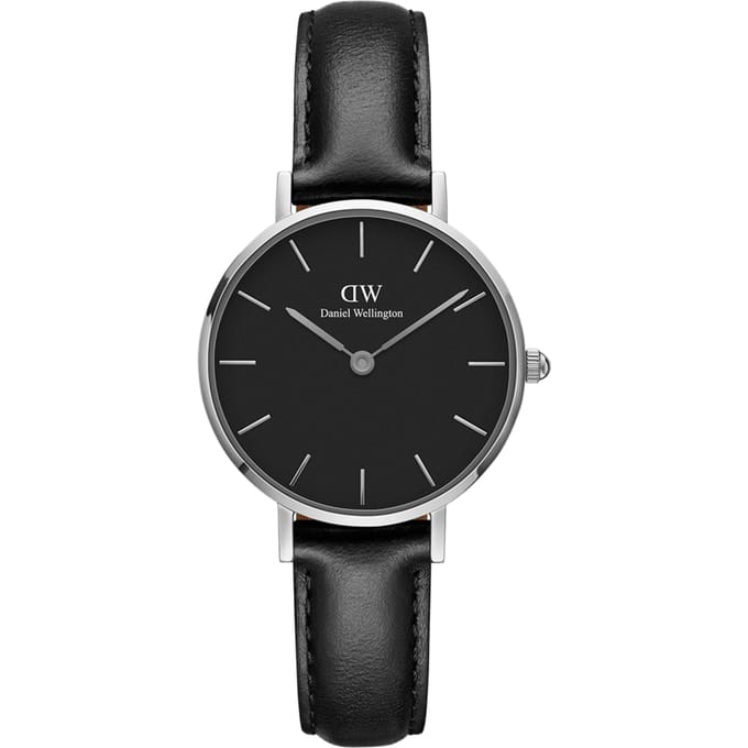 Daniel Wellington DW Watch Petite Sheffield Black Silver 32mm