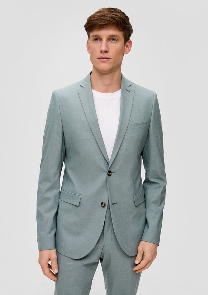 s.Oliver BLACK LABEL - Vest - Maat 56 - - 79M1 GREEN -