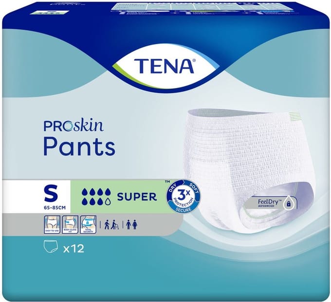 TENA Proskin Pants Super - Small- 9 x 12 stuks voordeelverpakking