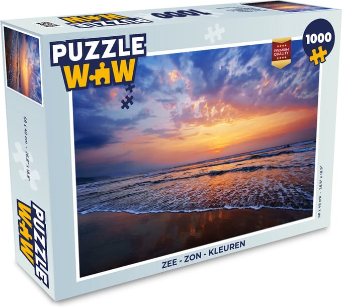 Puzzel Zee - Zon - Kleuren - Legpuzzel - Puzzel 1000 stukjes volwassenen