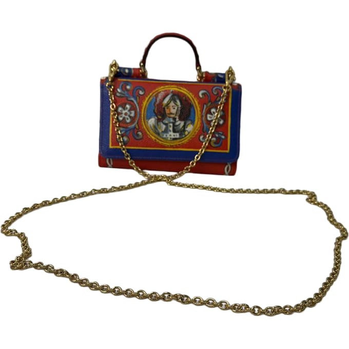 Dolce & Gabbana Gedrukt Sicilië Von Tas in Multikleur Leer
