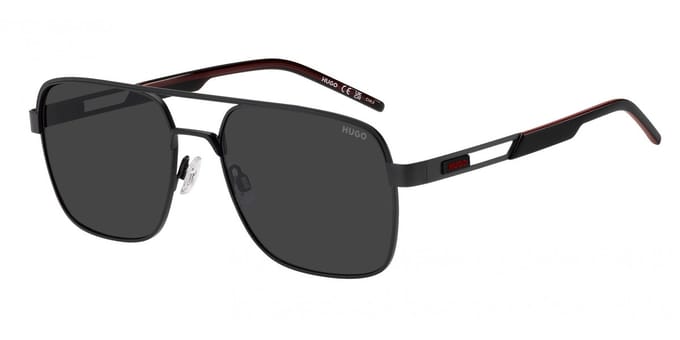 Hugo HG 1384/S Matte black 57/17/145 MAN Zonnebrillen