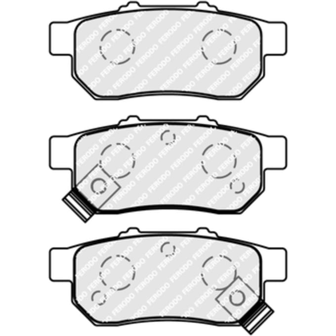 Remblokset FERODO FDB5341, achter