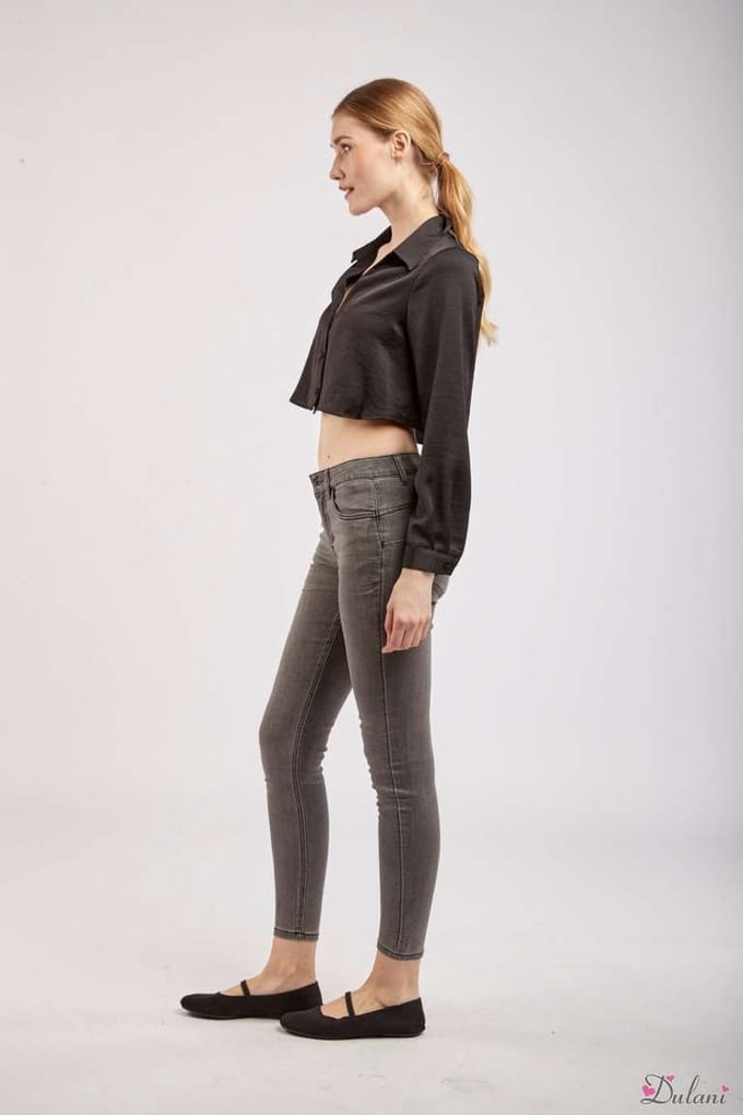 Broek Toxik3 met normale taille grijs L21165-5