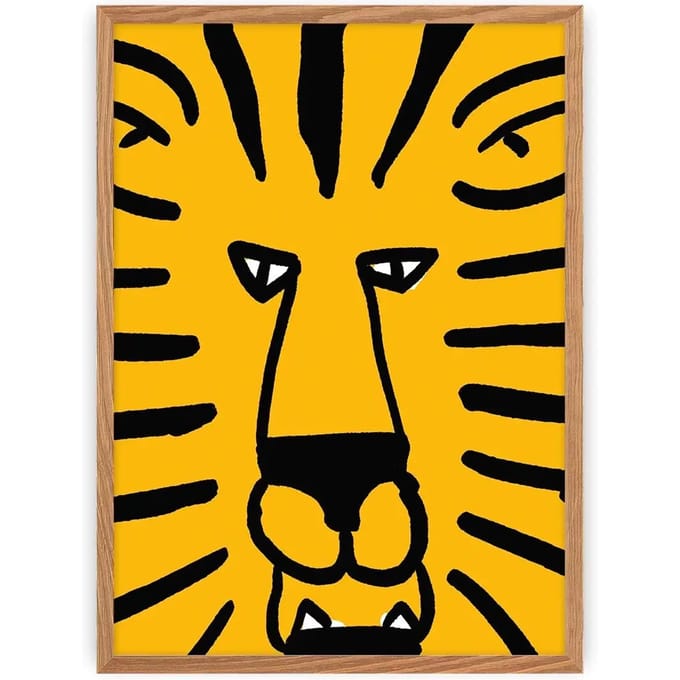 Foto van een tijger Yellow Tipi