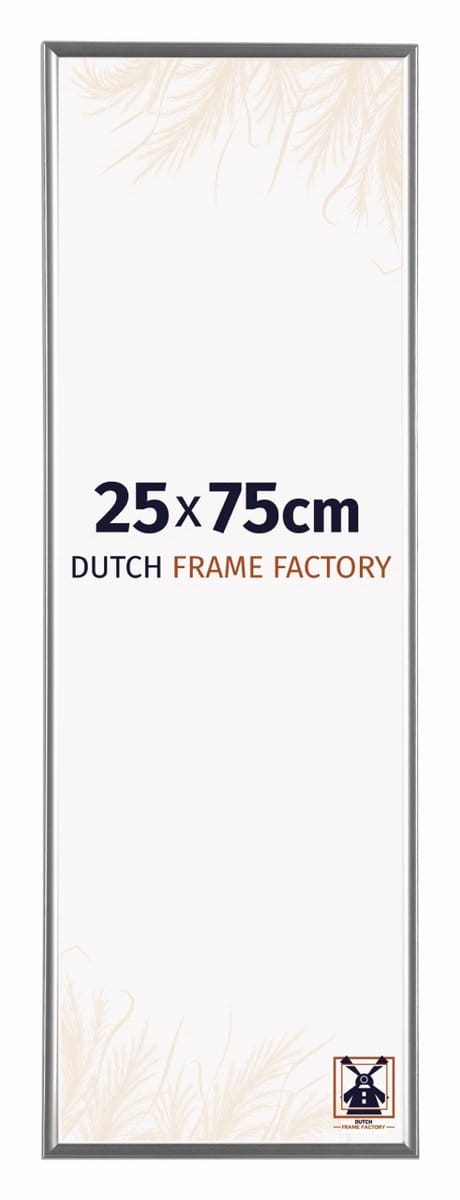 Fotolijst 25x75 cm - Kunststof - Zilver Hoogglans - Easy