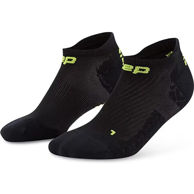 CEP Core Run Ultralight No Show compressiesokken heren zwart XL