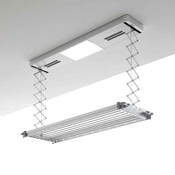 Foxydry 160 cm PRO electrisch plafonddroogrek met verwarming - 160 X 53 X 25 cm