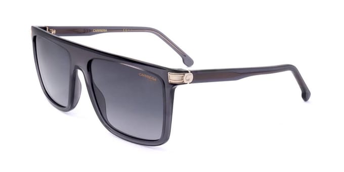 Carrera CARRERA 1048/S TRANSPARENT GREY BLACK/GREY SHADED 58/17/140 Unisex Zonnebrillen