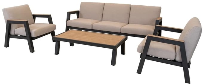 Les - Manu loungeset - matt antraciet