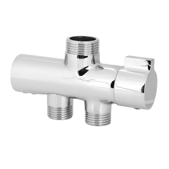 G1/2  Wandgemonteerde Douche Omleider Separator Douchekop Ventiel voor Huis Badkamer Accessoires white