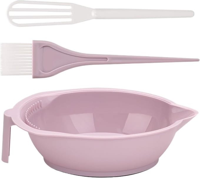 Haarverf Kom Set - Kleur Gereedschap - Doe-het-zelf Kleuren - Ergonomisch Ontwerp - 4 Sets - Roze
