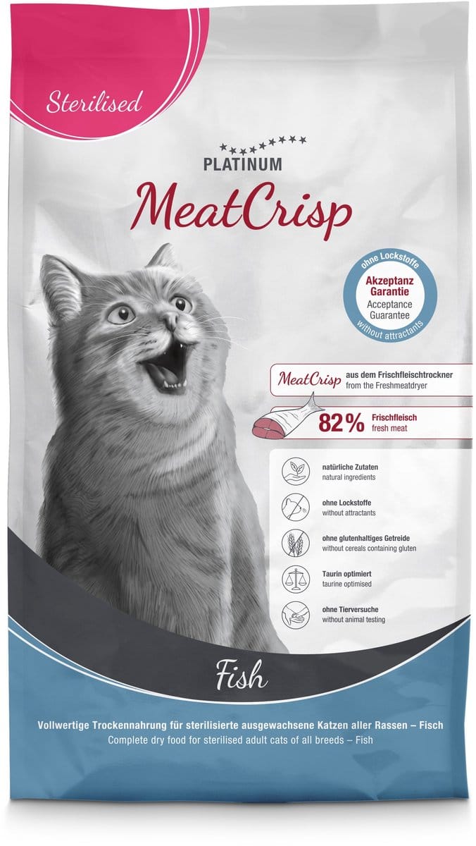 Platinum Cat MeatCrisp Sterilized Fish | 1,5kg