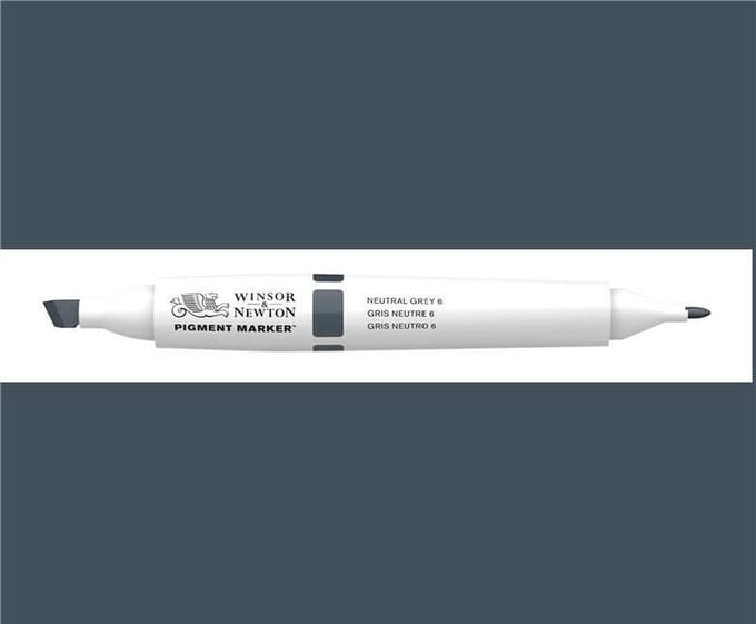 Winsor & Newton Pigment Marker Neutral Grey 6 0202/148