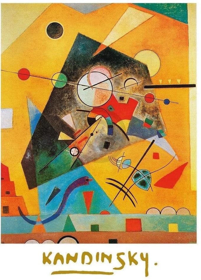 Kunstdruk Wassily Kandinsky - Harmonie Tranquille 60x80cm