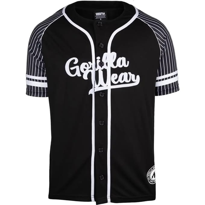 Gorilla Wear 82 Baseball Jersey - Zwart - M