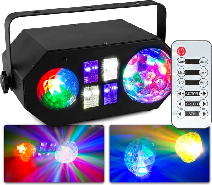 BeamZ LEDWAVE Discolaserprojector Zwart
