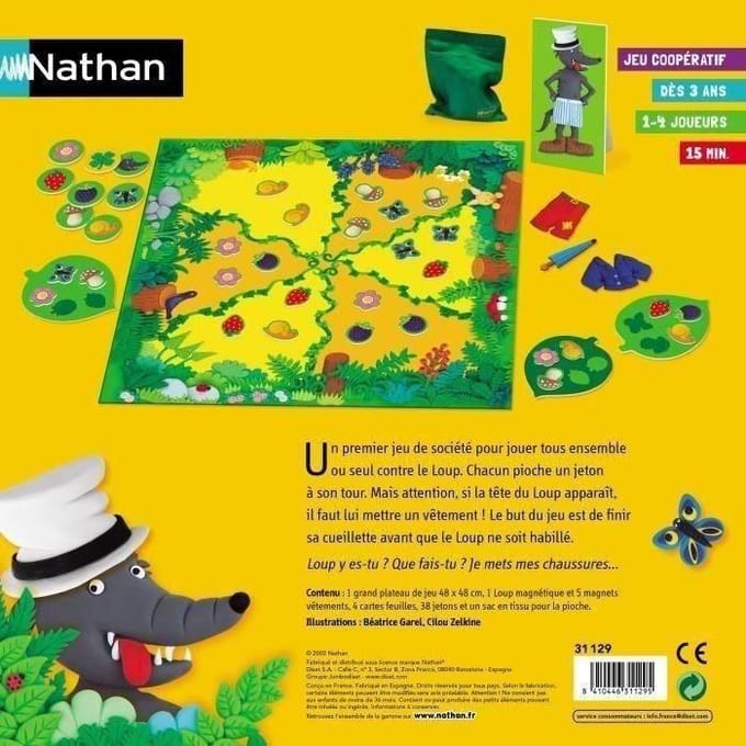 Nathan Le jeu du loup Board game Leren