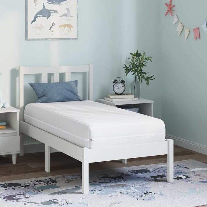 vidaXL - Matras - 70 - x - 140 - cm - Wit