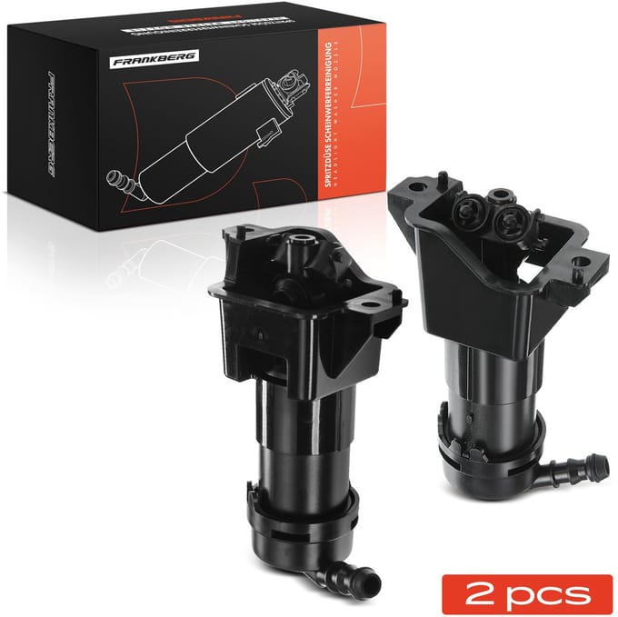 Frankberg 2x Sproeier Koplampreiniging Voor voor Audi A6 4F2 C6