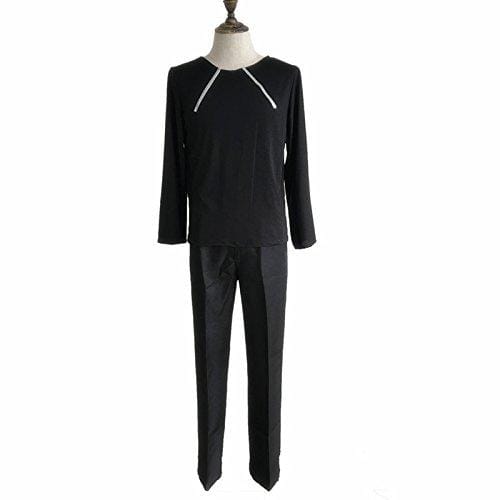 Cosline Sword Art Online Kirito 6-delig Cosplay Kostuum (Maat M) black