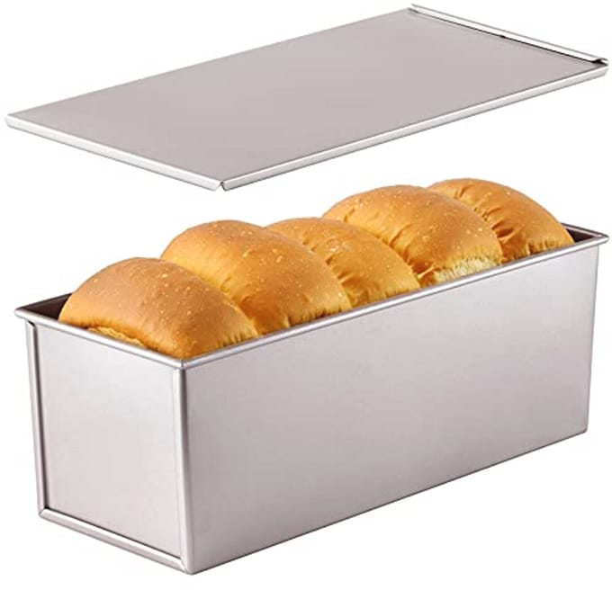 Commerciële Pullman Broodpan met Deksel - Non-Stick Rechthoekige Toast Doos voor Oven Bakken