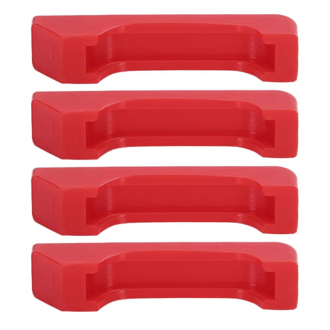 4 stuks set motorradiateur isolatoren 7?1711 Steunbussen Rood GM Stijl Polyurethaan red