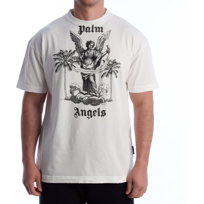 Heren T-shirt met Korte Mouwen en Print PMAA072F23JER0030110