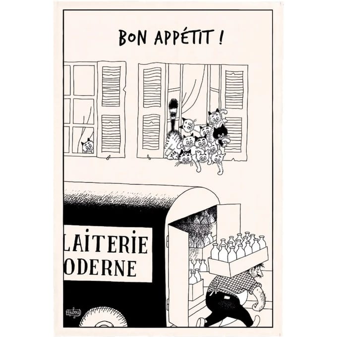 Theedoek Winkler Dubout Bon appétit