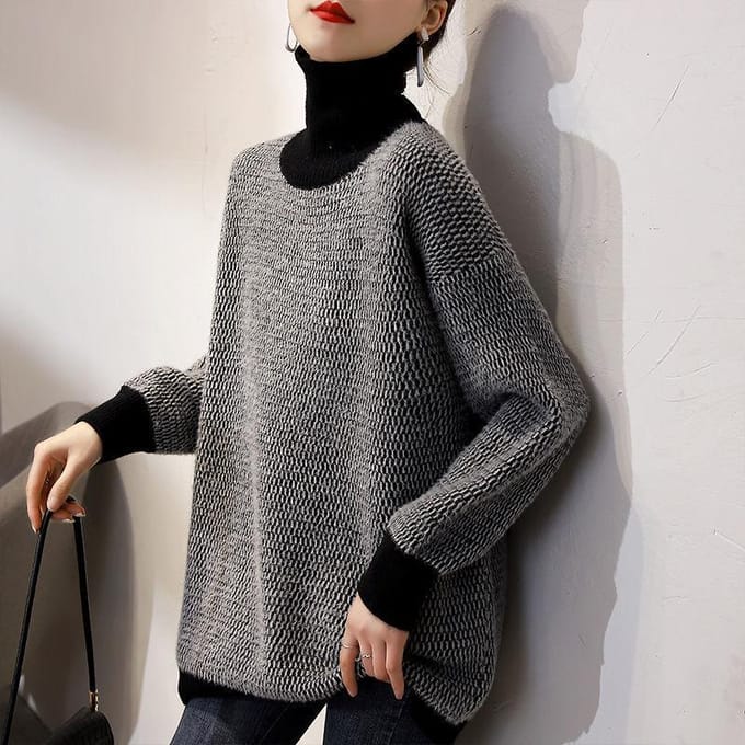 Herfst Winter Slanke Truien Dames Lange Mouw Pullover Gebreide Trui Pull Femme Tops Kleding OneSize