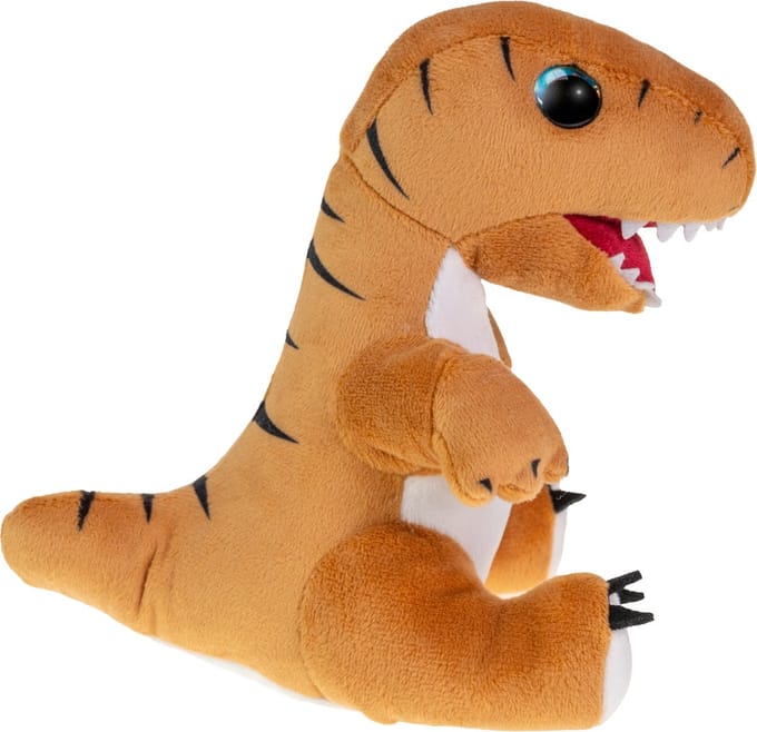 Lumo Stars knuffel dino T-Rex baby 15cm - pluche dinosaurus speelgoed.