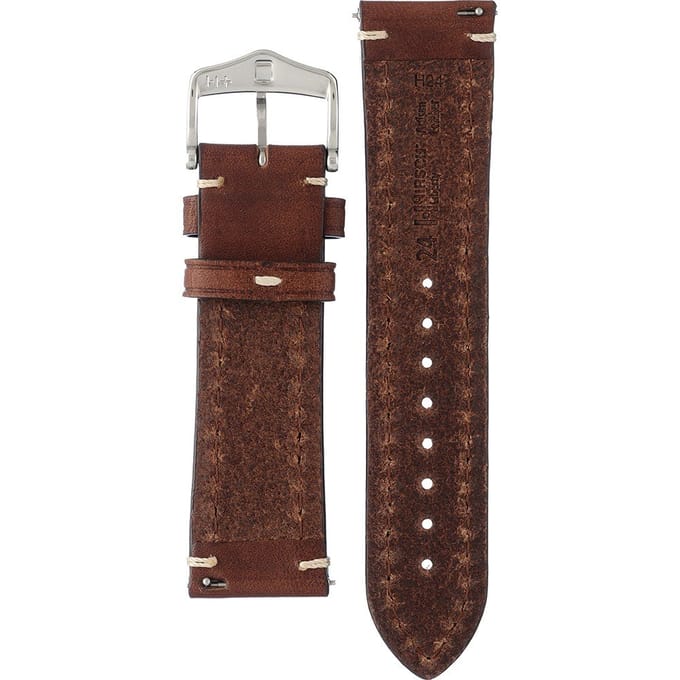 Hirsh Horlogeband -  Liberty Artisan Bruin - Leer - 24mm