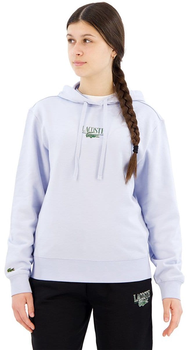 Lacoste Sf0884 Hoodie Wit 36 Vrouw