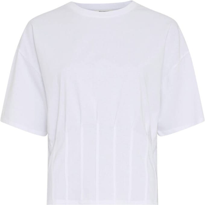 MSCH Copenhagen Mschkadance Tee Tops & T-shirts Dames - Shirt - Wit - Maat XS